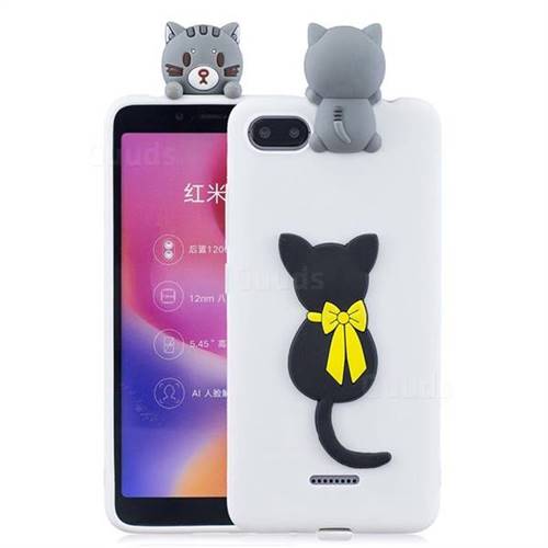 Little Black Cat Soft 3d Climbing Doll Soft Case For Mi Xiaomi Redmi 6a Back Cover Guuds