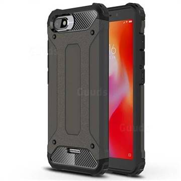 King Kong Armor Premium Shockproof Dual Layer Rugged Hard Cover for Mi Xiaomi Redmi 6A - Bronze