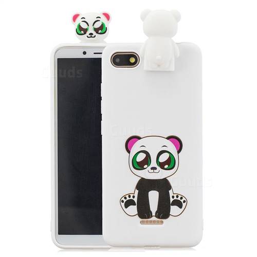 Panda Soft 3D Climbing Doll Stand Soft Case for Mi Xiaomi Redmi 6A