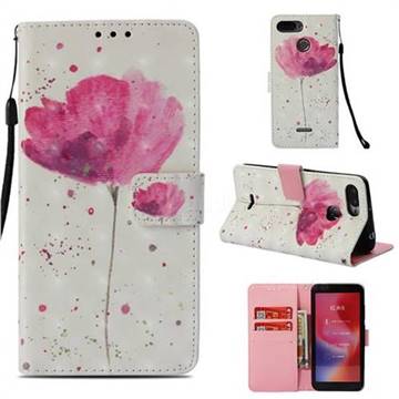 Watercolor 3D Painted Leather Wallet Case for Mi Xiaomi Redmi 6A