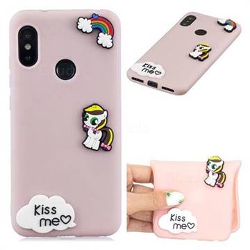 Kiss me Pony Soft 3D Silicone Case for Xiaomi Mi A2 Lite (Redmi 6 Pro)