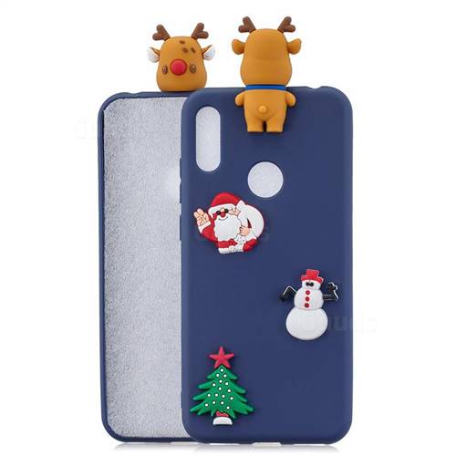 Navy Elk Christmas Xmax Soft 3D Silicone Case for Xiaomi Mi A2 Lite (Redmi 6 Pro)