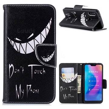 Crooked Grin Leather Wallet Case for Xiaomi Mi A2 Lite (Redmi 6 Pro)