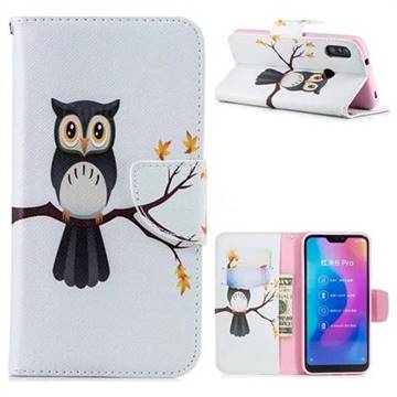 Owl on Tree Leather Wallet Case for Xiaomi Mi A2 Lite (Redmi 6 Pro)