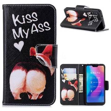 Lovely Pig Ass Leather Wallet Case for Xiaomi Mi A2 Lite (Redmi 6 Pro)