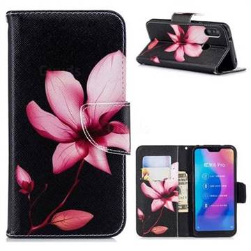 Lotus Flower Leather Wallet Case for Xiaomi Mi A2 Lite (Redmi 6 Pro)