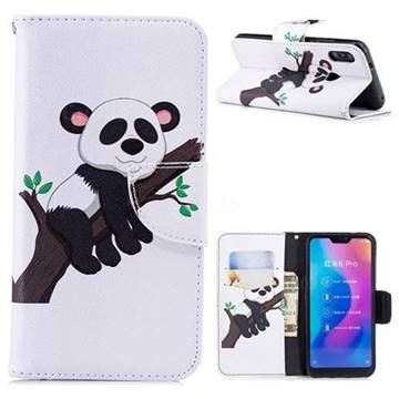 Tree Panda Leather Wallet Case for Xiaomi Mi A2 Lite (Redmi 6 Pro)