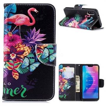 Flowers Flamingos Leather Wallet Case for Xiaomi Mi A2 Lite (Redmi 6 Pro)
