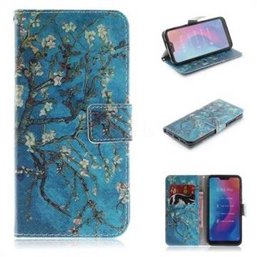 Apricot Tree PU Leather Wallet Case for Xiaomi Mi A2 Lite (Redmi 6 Pro)