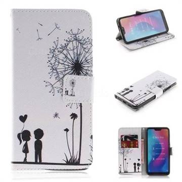 Couple Dandelion PU Leather Wallet Case for Xiaomi Mi A2 Lite (Redmi 6 Pro)