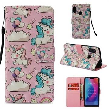 Angel Pony 3D Painted Leather Wallet Case for Xiaomi Mi A2 Lite (Redmi 6 Pro)