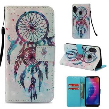 ColorDrops Wind Chimes 3D Painted Leather Wallet Case for Xiaomi Mi A2 Lite (Redmi 6 Pro)