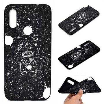 Travel The Universe Chalk Drawing Matte Black TPU Phone Cover for Mi Xiaomi Redmi 7