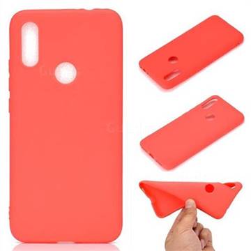 Candy Soft TPU Back Cover for Mi Xiaomi Redmi 7 - Red