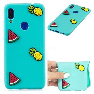 Watermelon Pineapple Soft 3D Silicone Case for Mi Xiaomi Redmi 7