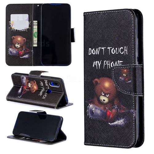 Chainsaw Bear Leather Wallet Case for Mi Xiaomi Redmi 7