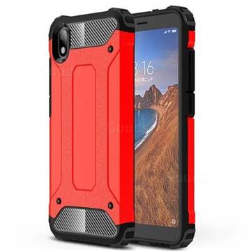 King Kong Armor Premium Shockproof Dual Layer Rugged Hard Cover for Mi Xiaomi Redmi 7A - Big Red