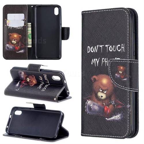 Chainsaw Bear Leather Wallet Case for Mi Xiaomi Redmi 7A