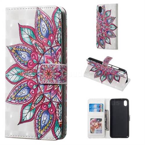 Mandara Flower 3D Painted Leather Phone Wallet Case for Mi Xiaomi Redmi 7A