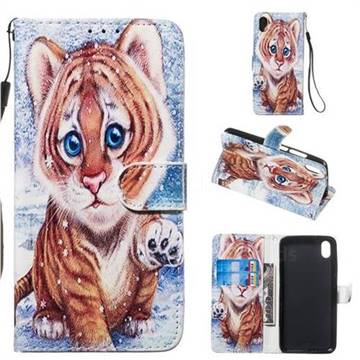 Baby Tiger Smooth Leather Phone Wallet Case for Mi Xiaomi Redmi 7A
