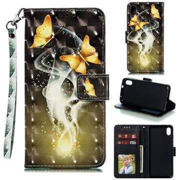 Dream Butterfly 3D Painted Leather Phone Wallet Case for Mi Xiaomi Redmi 7A
