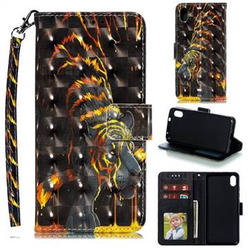 Tiger Totem 3D Painted Leather Phone Wallet Case for Mi Xiaomi Redmi 7A