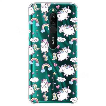 Bobby Pony Super Clear Soft TPU Back Cover for Mi Xiaomi Redmi 8
