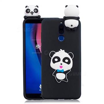 Red Bow Panda Soft 3D Climbing Doll Soft Case for Mi Xiaomi Redmi 8