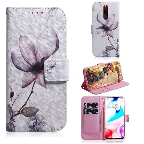 Magnolia Flower PU Leather Wallet Case for Mi Xiaomi Redmi 8