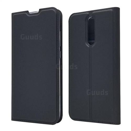 Ultra Slim Card Magnetic Automatic Suction Leather Wallet Case for Mi Xiaomi Redmi 8 - Star Grey