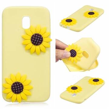 Yellow Sunflower Soft 3D Silicone Case for Mi Xiaomi Redmi 8A