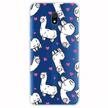 Heart Alpaca Super Clear Soft TPU Back Cover for Mi Xiaomi Redmi 8A