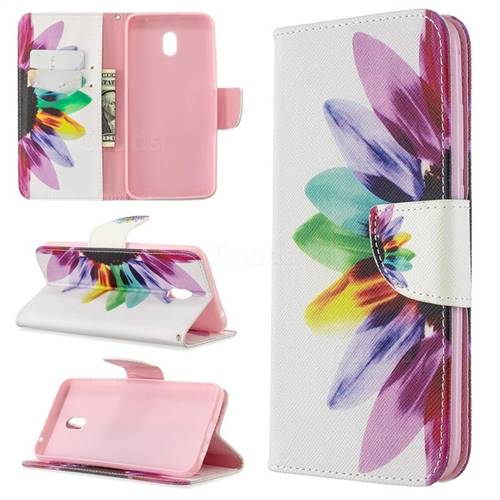 Seven-color Flowers Leather Wallet Case for Mi Xiaomi Redmi 8A