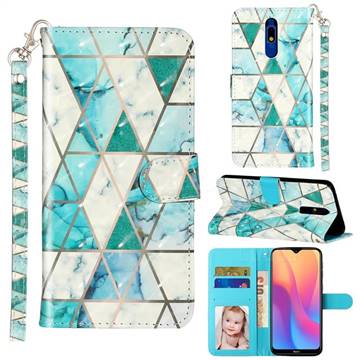 Stitching Marble 3D Leather Phone Holster Wallet Case for Mi Xiaomi Redmi 8A