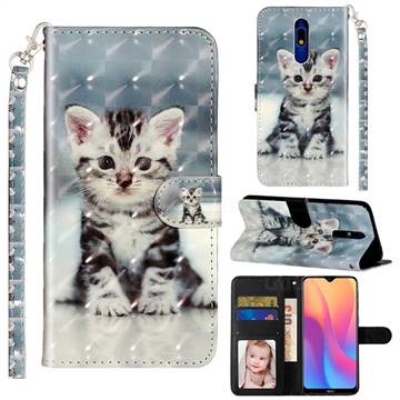 Kitten Cat 3D Leather Phone Holster Wallet Case for Mi Xiaomi Redmi 8A