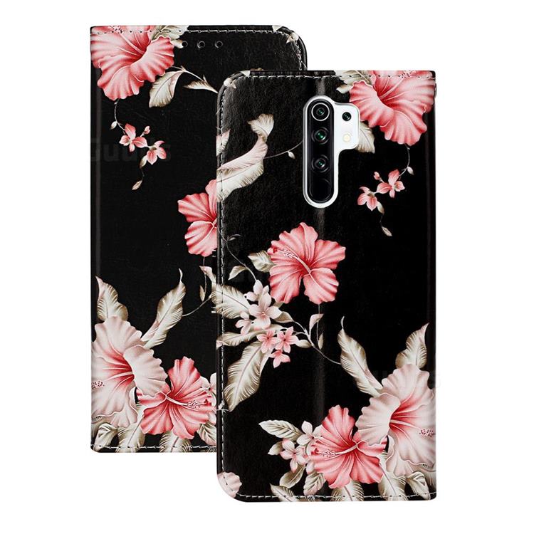 Azalea Flower PU Leather Wallet Case for Xiaomi Redmi 9