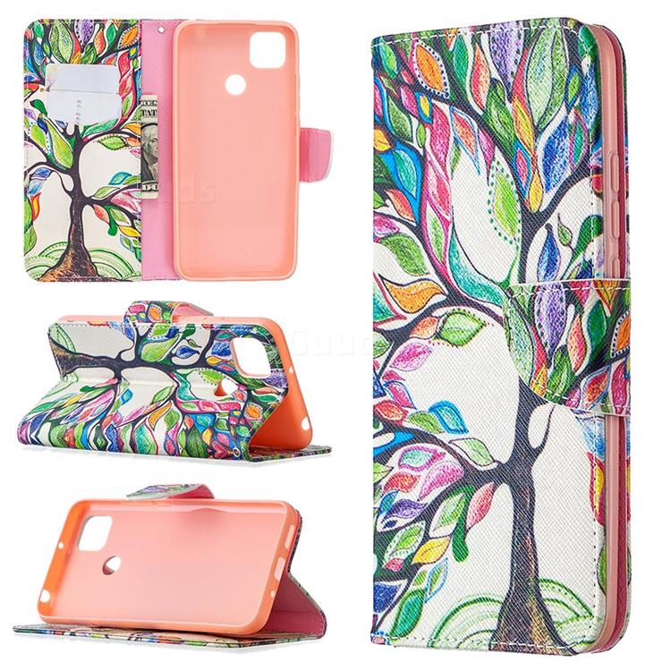 The Tree of Life Leather Wallet Case for Xiaomi Redmi 9C