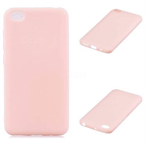 Candy Soft Silicone Protective Phone Case for Mi Xiaomi Redmi Go - Light Pink