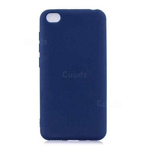 Candy Soft Silicone Protective Phone Case for Mi Xiaomi Redmi Go Dark Blue