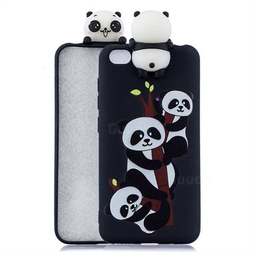 Ascended Panda Soft 3D Climbing Doll Soft Case for Mi Xiaomi Redmi Go