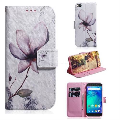 Magnolia Flower PU Leather Wallet Case for Mi Xiaomi Redmi Go