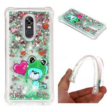 Heart Frog Lion Dynamic Liquid Glitter Sand Quicksand Star TPU Case for Xiaomi Redmi Note 4 Red Mi Note4