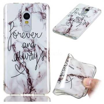 Forever Soft TPU Marble Pattern Phone Case for Xiaomi Redmi Note 4 Red Mi Note4