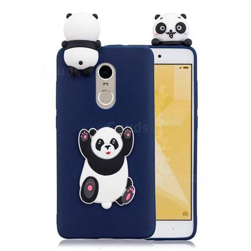 Giant Panda Soft 3D Climbing Doll Soft Case for Xiaomi Redmi Note 4 Red Mi Note4
