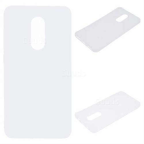 Candy Soft Silicone Protective Phone Case for Xiaomi Redmi Note 4 Red Mi Note4 - White
