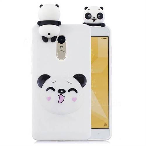 Smiley Panda Soft 3D Climbing Doll Soft Case for Xiaomi Redmi Note 4 Red Mi  Note4 - TPU Case - Guuds