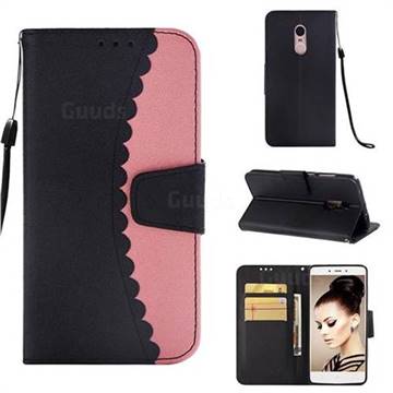 Lace Stitching Mobile Phone Case for Xiaomi Redmi Note 4 Red Mi Note4 - Pink