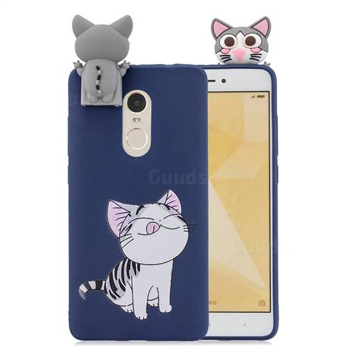 Grinning Cat Soft 3D Climbing Doll Stand Soft Case for Xiaomi Redmi Note 4X