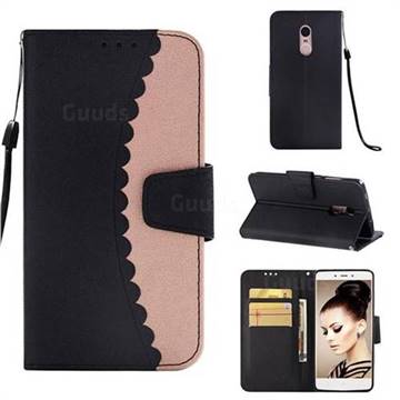 Lace Stitching Mobile Phone Case for Xiaomi Redmi Note 4X - Rose Gold