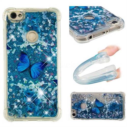 Flower Butterfly Dynamic Liquid Glitter Sand Quicksand Star TPU Case for Xiaomi Redmi Note 5A